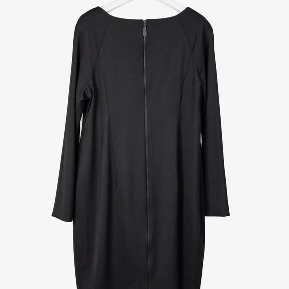 Annette Gortz Calla Black Long Sleeve Shift Dress - Picture 3 of 11